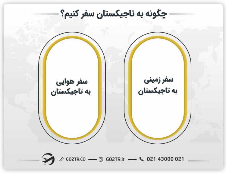 چگونه به تاجیکستان سفر کنیم؟