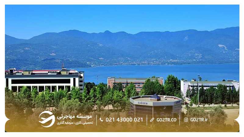 نمایی از دانشگاه ساکاریا ترکیه