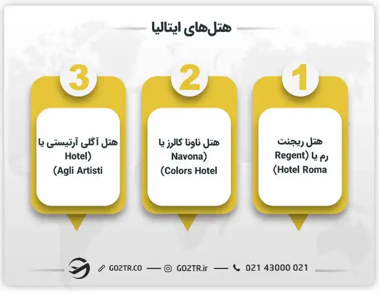 هتلهای ایتالیا