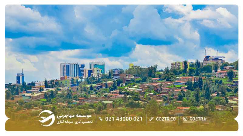نمایی از شهر کیگالی