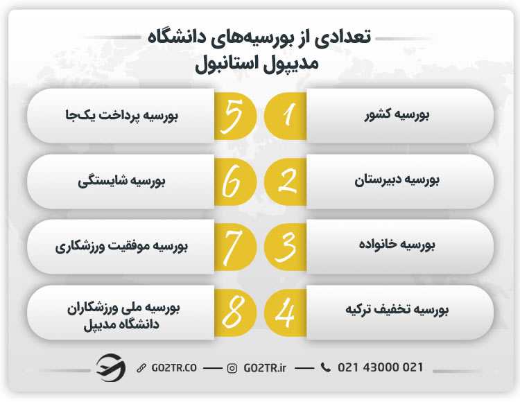 تعدادی از بورسیههای دانشگاه مدیپول استانبول