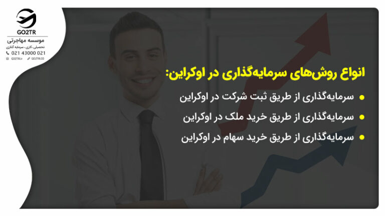 روش‌های سرمایه‌گذاری در اوکراین