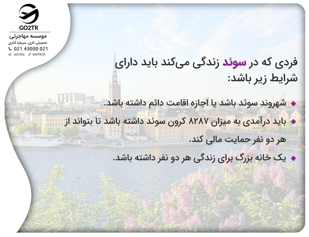 شرایط فرد سوئدی برای ازدواج با فرد غیرمقیم