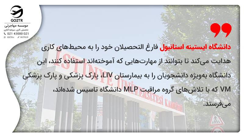 تاریخچه دانشگاه ایستینه استانبول