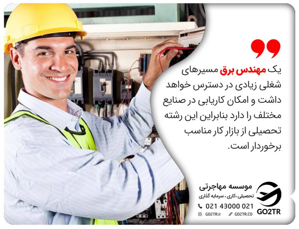 بازار کار رشته مهندسی برق ترکیه