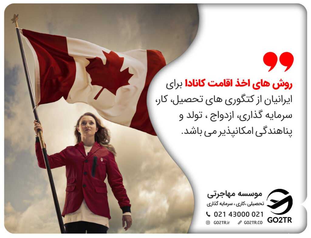 اخذ اقامت کاناد