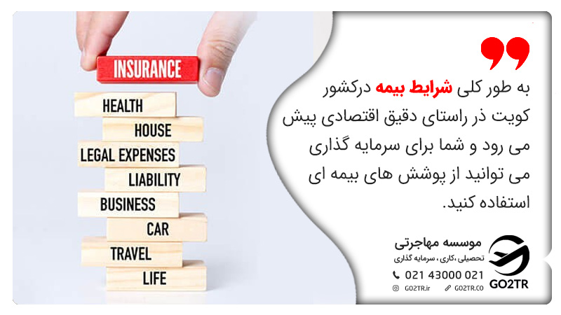 بیمه و تسهیلات درمانی جهت زندگی در کشور کویت 