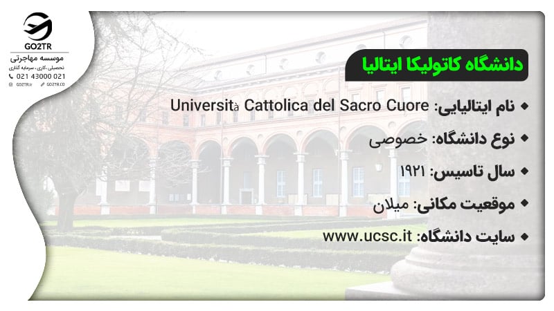 دانشگاه کاتولیکا ایتالیا 