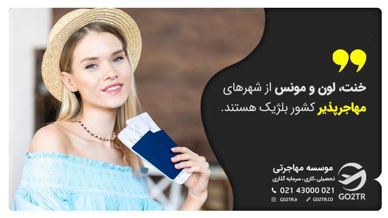 شهرهای مهاجرپذیر بلژیک