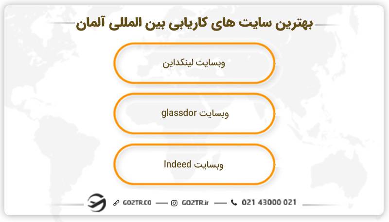 کاریابی المان
کاریابی آلمان سایت
سایتهای کاریابی در المان
موسسات کاریابی آلمان
موسسات کاریابی در آلمان
شرکتهای کاریابی در آلمان
