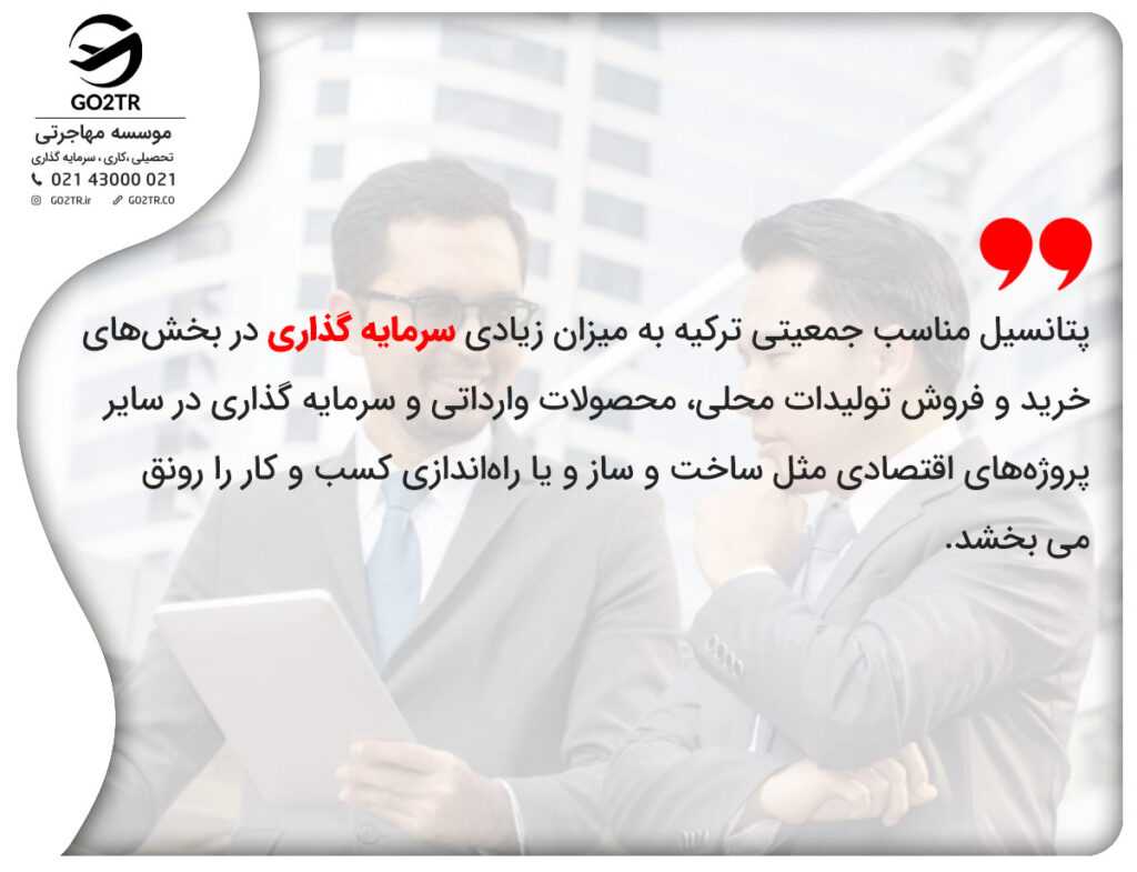 ریسک سرمایه گذاری در ترکیه در مقابل پتانسیل سرمایهگذاری خوب این کشور