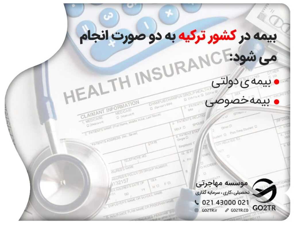 انواع بیمه در ترکیه