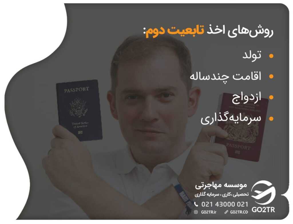 روشهای اخذ تابعیت دوم