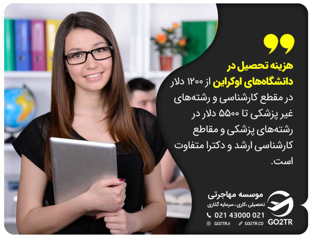 هزینه تحصیل در اوکراین