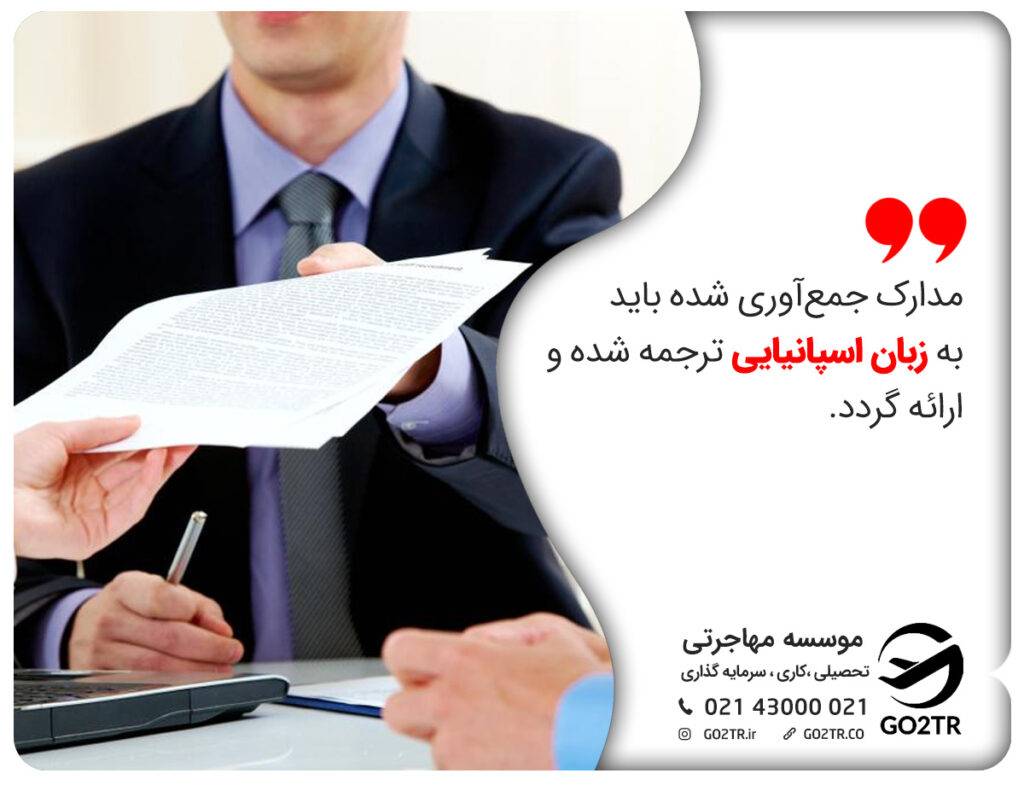 مدارک لازم برای اخذ اقامت از طریق تمکن مالی اکوادور