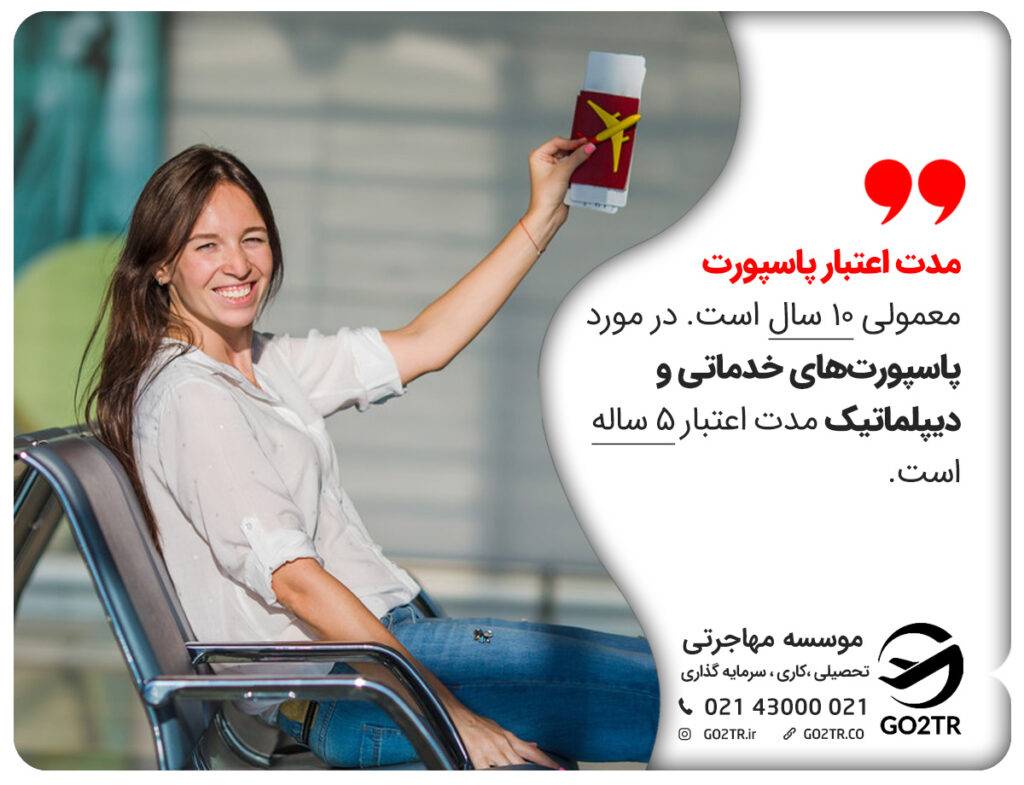 مدت اعتبار انواع پاسپورت اتریش