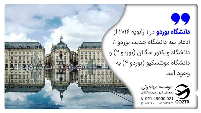 تشکیل دانشگاه بوردو فرانسه