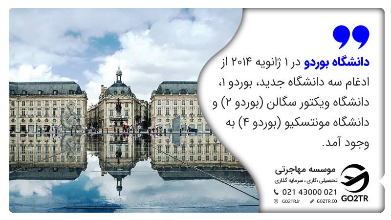 تشکیل دانشگاه بوردو فرانسه