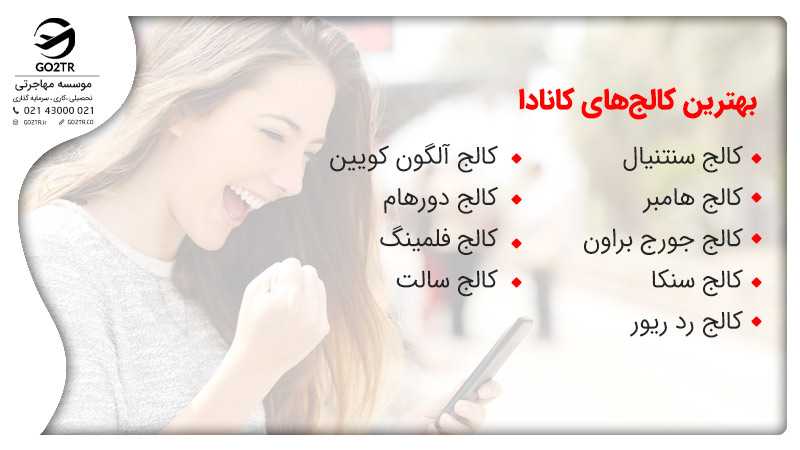 تحصیل در کالج های کانادا