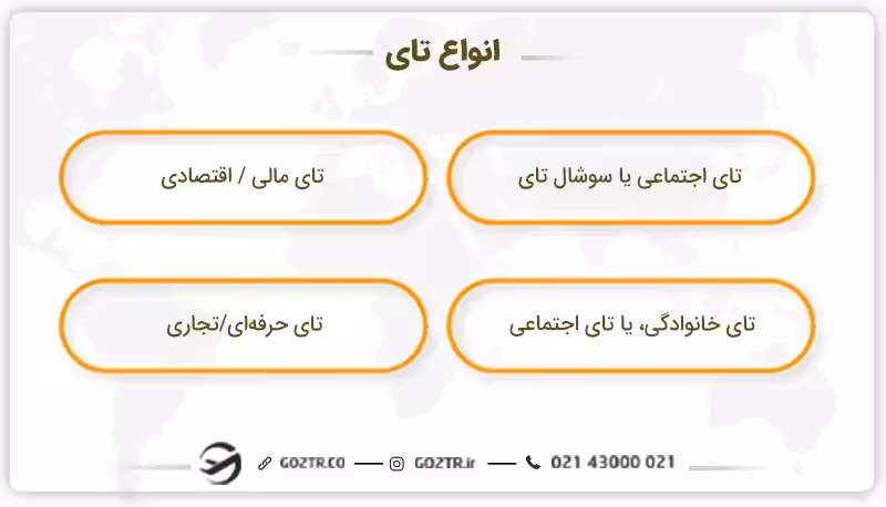 انواع تای