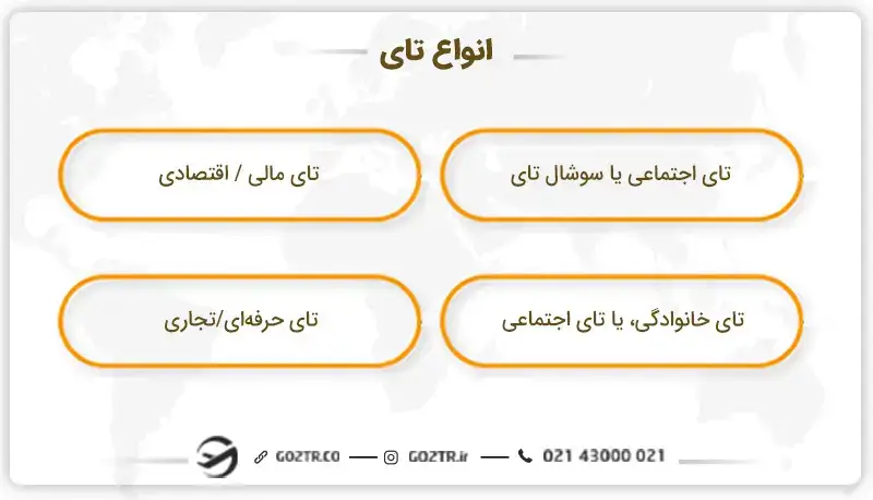 انواع تای