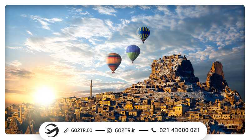شهر زیبای کاپادوکیه در ترکیه