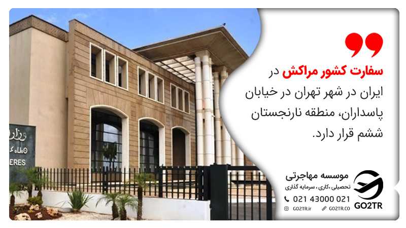 سفارتها و کنسولگری های ایران در مراکش