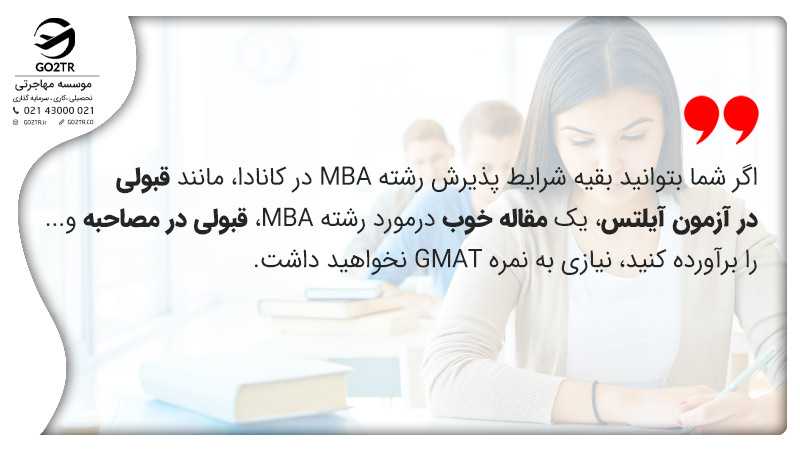 آزمون GMAT برای ورود به دانشگاه های کانادا
