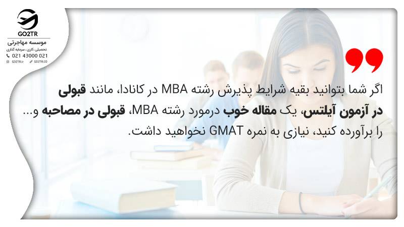 آزمون GMAT برای ورود به دانشگاه های کانادا
