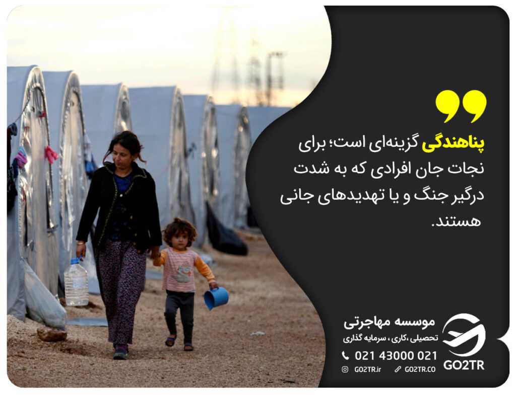اهمیت پناهندگی