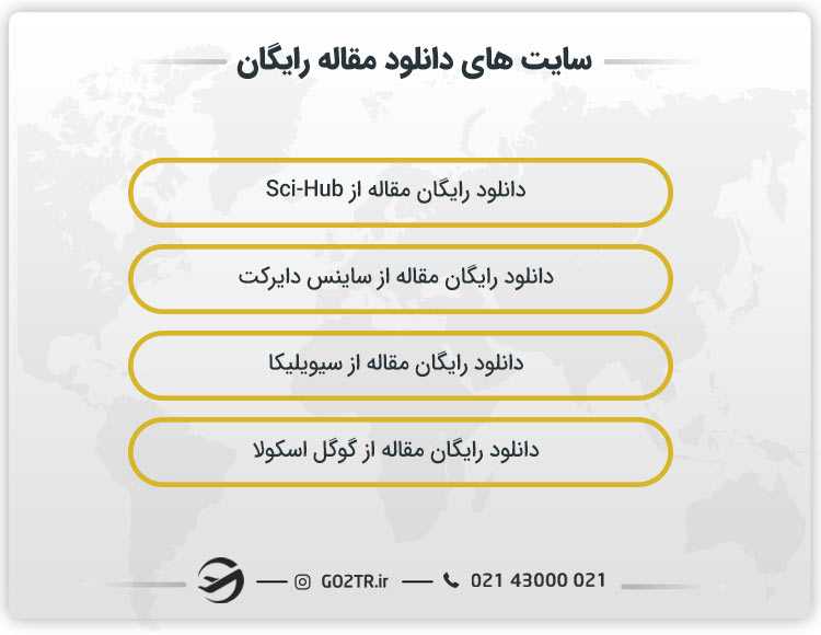 سایت های دانلود مقاله رایگان