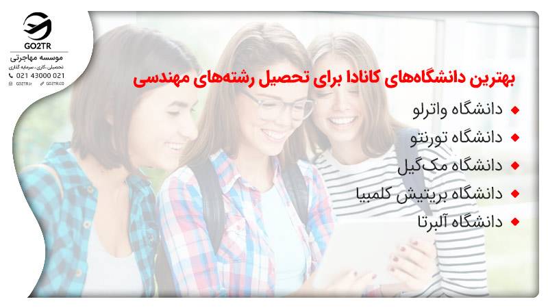 تحصیل مهندسی در کانادا
