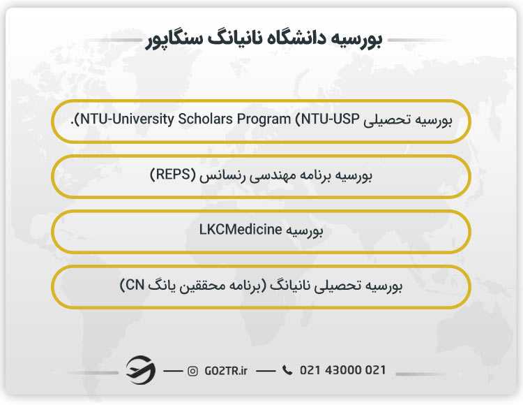 بورسیه دانشگاه نانیانگ سنگاپور