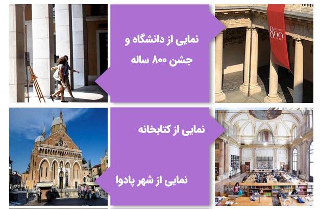 نمایی از کتابخانه دانشگاه پادوا ایتالیا
دانشگاه پادوا