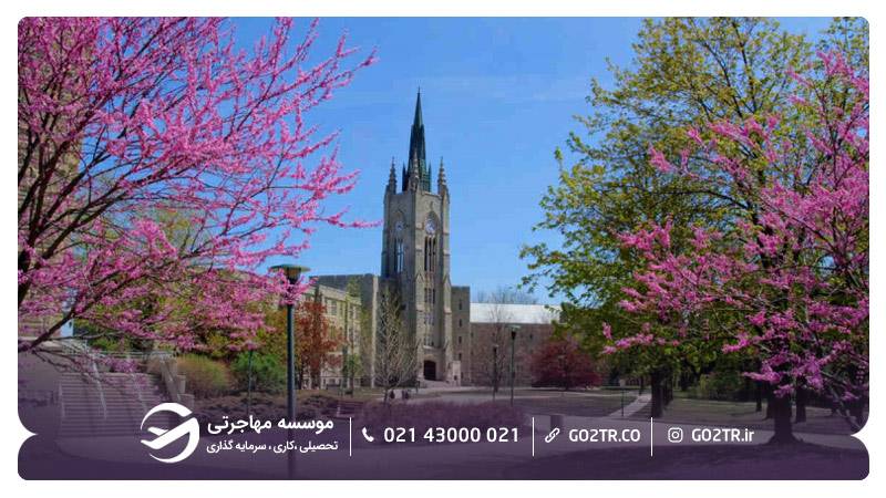 نمای داخلی دانشگاه وسترن انتاریو کانادا