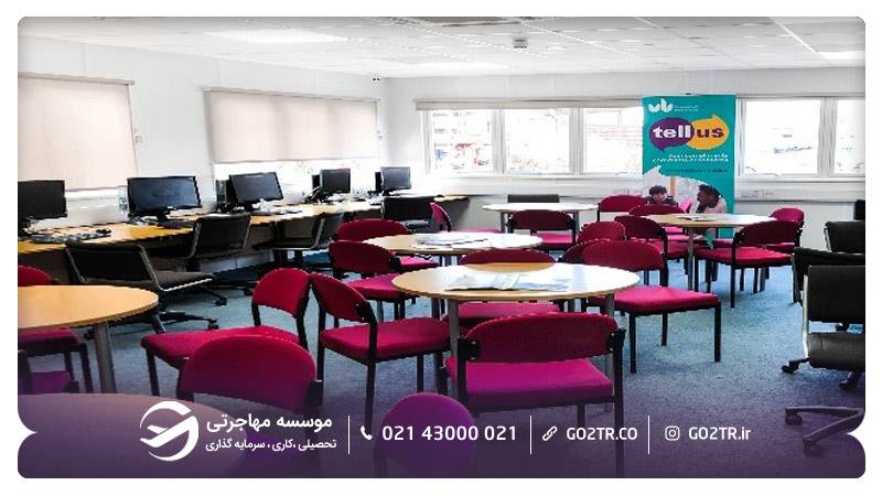 محیط یادگیری عمومی در پردیس دانشگاه بدفوردشایر