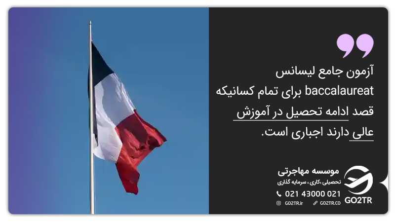 آزمون جامع لیسانس فرانسه