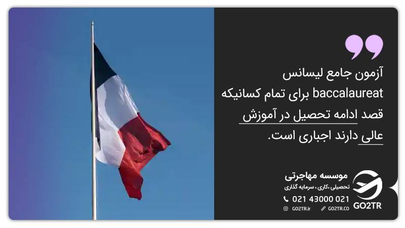 آزمون جامع لیسانس فرانسه