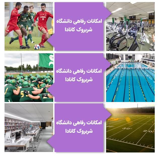 امکانات رفاهی دانشگاه شربروک کانادا