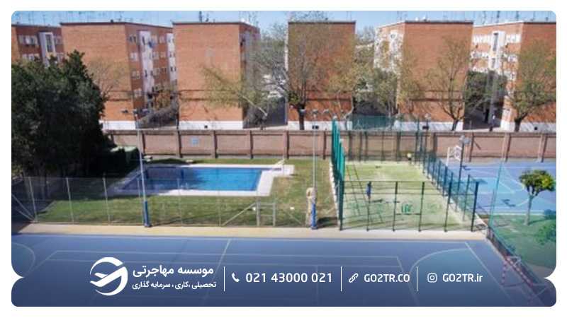 فضاها و امکانات خوابگاه هرناندو کولین دانشگاه سویا اسپانیا