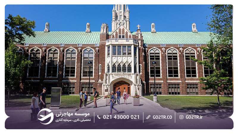 نمایی از دانشگاه ویندزور کانادا