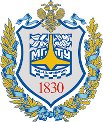 تصویر لوگو دانشگاه فنی دولتی باومن مسکود در کشور روسیه را نشان می‌دهد.