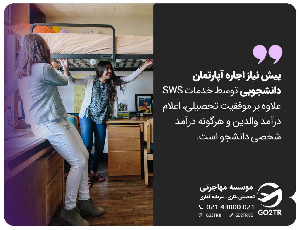 آپارتمان دانشجویی و خوابگاه های دانشجویی اتریش
