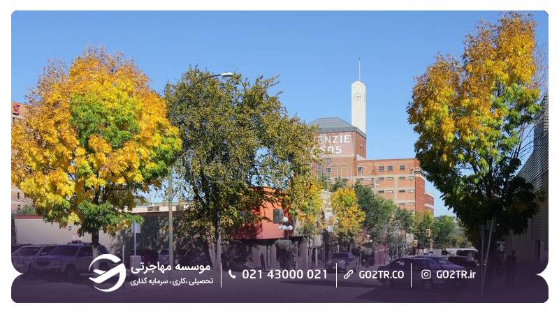 شهر براندون کانادا در فصل تابستان