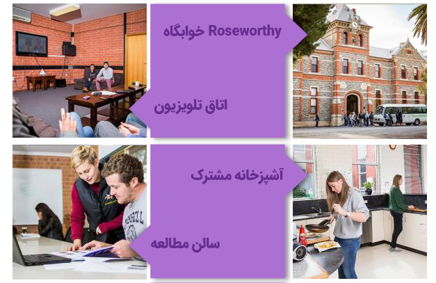 خوابگاه Roseworthy دانشگاه آدلاید استرالیا