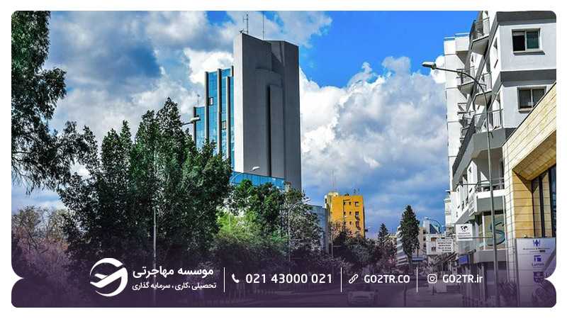 نمایی از شهر نیکوزیا