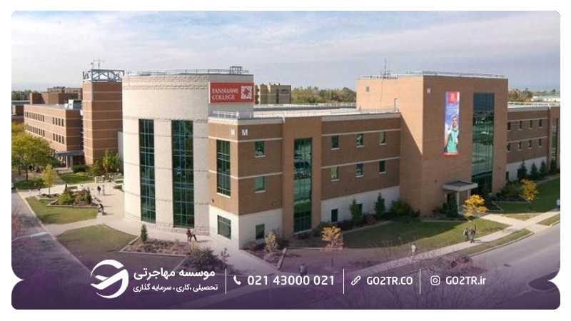 نمای کلی کالج فنشاو کانادا