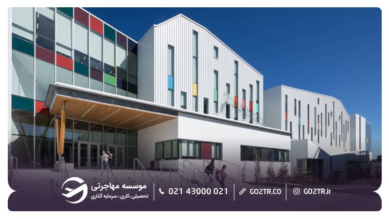 نمای بیرونی دانشگاه امیلی کار