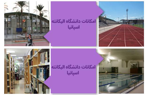 امکانات دانشگاه آلیکانته اسپانیا