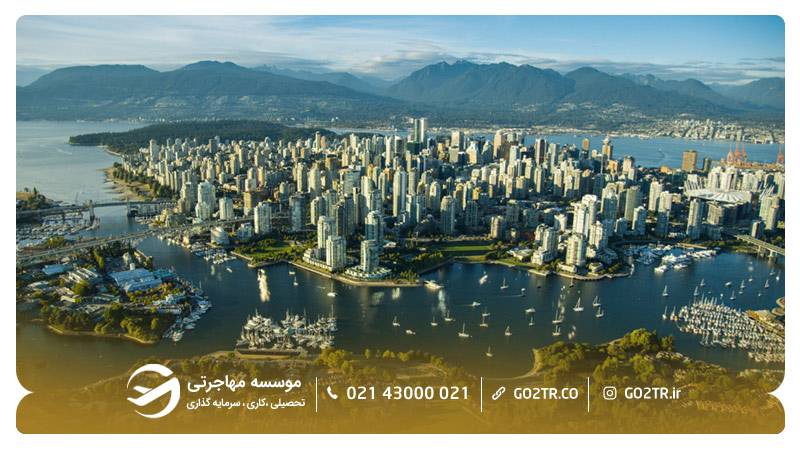 نمایی از شهر ونکوور کانادا